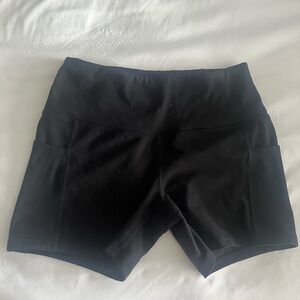 Sleek Black Women's Athletic Shorts